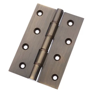 Antique Brass Phosphor Bronze Washered Door Hinges Heavy Duty Secure Hinges - Picture 1 of 4
