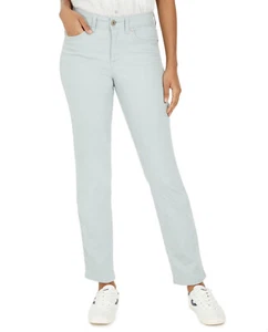Style & Co Women's Tummy Control Straight Leg Jeans Frost Blue High Rise - Picture 1 of 7