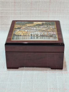 Schmuckkästchen mit Spieluhr Schatulle Böhmen Music Barkarole - Bild 1 von 11