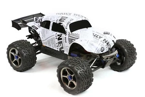 Custom Buggy Body Fake News for Traxxas E-Revo 1/10 Truck Car Shell Cover 1:10 - Picture 1 of 5
