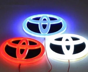 TOYOTA LED 4D Emblem 7 Size 3 Color Variation Exterior Parts & Accessories #T12 - Picture 1 of 7