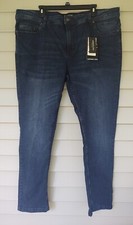 Mens KENNETH COLE Tapered Stretch Wilkes Blue Denim Jeans NWT 42x32 $79 NWT