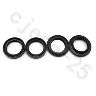 SET OF 4 Fork Dust and Oil Seal Kit Parts For HONDA VT500FT Ascot 500 1983 1984 - Imagem 1 de 4
