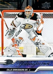 2023-24 UPPER DECK SERIES 1 YOUNG GUNS ROOKIE # 249 Olle Eriksson Ek