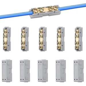 Kit de conector de cable 10 piezas 6 AWG, terminal de conexión de cableado 80A, empalme 7151 - Imagen 1 de 6