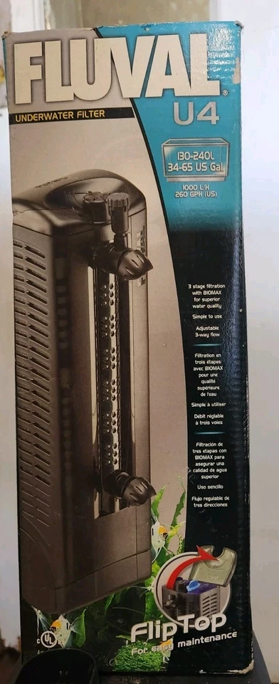 NIB Fluval U4 Underwater Filter Flip Top - Image 1 of 4