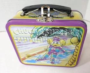Chuck E Cheese Helen Henny Skater Girl Vintage Tin Lunchbox Metal Vintage - Picture 1 of 11