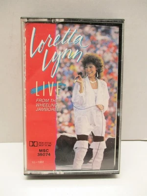 LORETTA LYNN--LIVE FROM THE WHEELING JAMBOREE  **CASSETTE**   #554 - Image 1 of 4