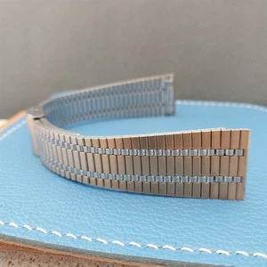 NOS Seiko Japan Edelstahl & Gold B214 Vintage Uhrenarmband - Bild 1 von 10