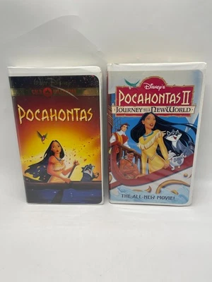 Disney Pocahontas Gold Collection & Pochahontas II VHS Tapes Lot of 2 Free Ship - Image 1 of 4