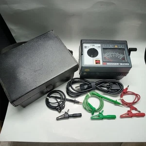 Megger MJ359 AC & Hand Crank Megohmmeter Analog Insulation Resistance Tester EXC - Picture 1 of 9