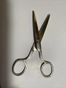 "Tijeras de acero forjado, hechas en EE. UU. vintage 4"" usadas" - Imagen 1 de 1
