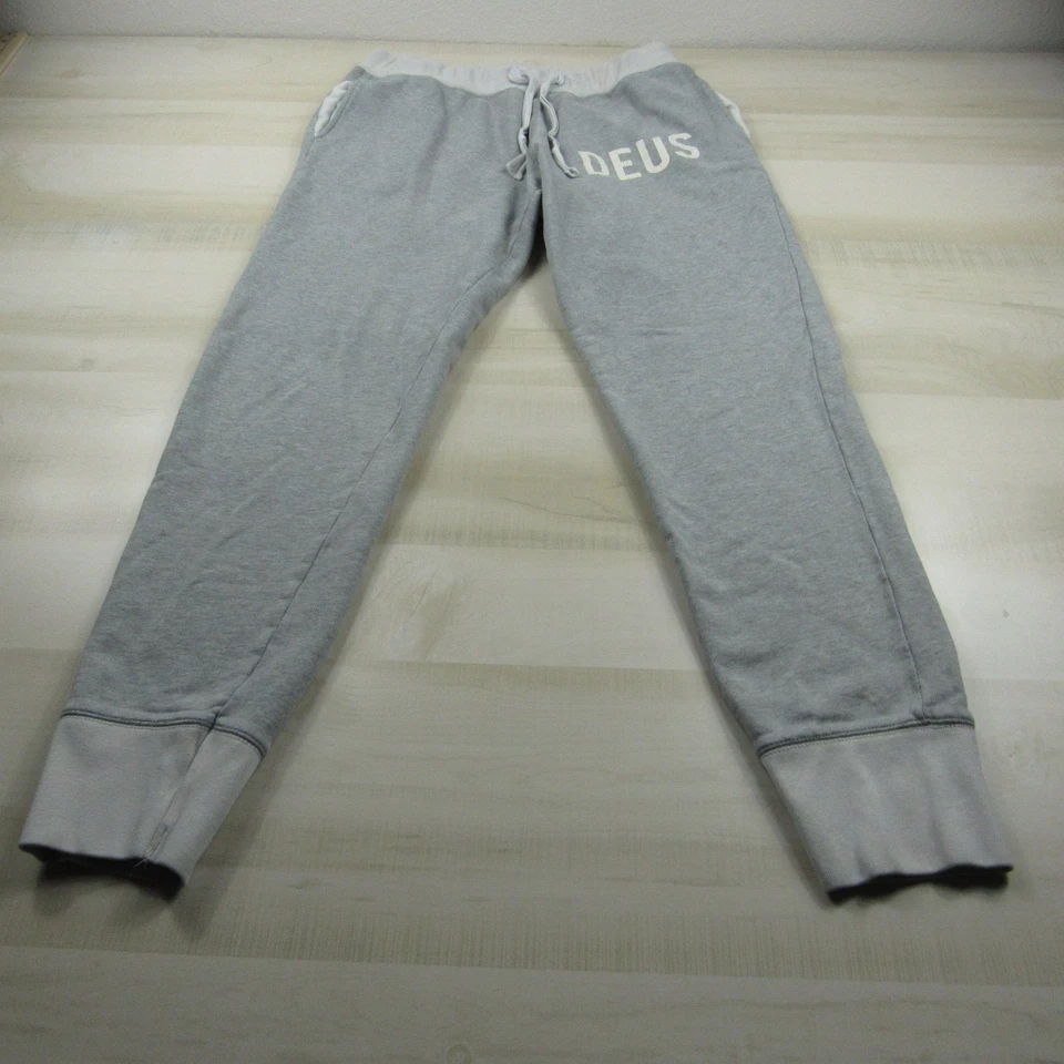 Pantalones de chándal Deus Ex Machina para hombre grandes grises de vellón para ciclismo al aire libre Foto 1 de 4