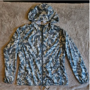 Columbia Flash Forward Windbreaker Jacket, Green Camo, Womens Sz L, New - Picture 1 of 11