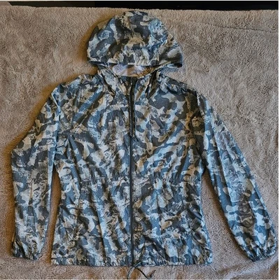 Columbia Flash Forward Windbreaker Jacket, Green Camo, Womens Sz L, New - Image 1 of 4