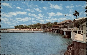 Postal de playa Montego Bay Jamaica West Indies Casa Blanca Hotel Doctor's Cave - Imagen 1 de 2