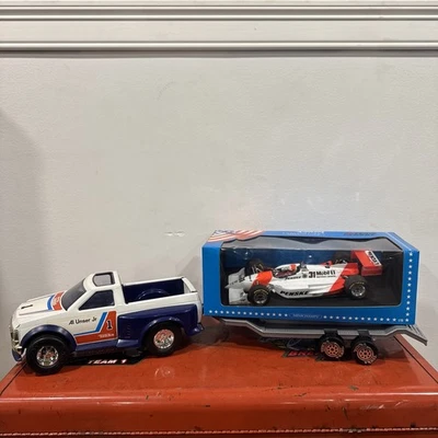 Minichamps Indy car 1:18 Diecast Al Unser Team Penske #31 w/ Tonka Hauler - Image 1 of 4