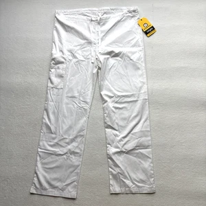 NWT WonderWink Men Women Medium Origins 5036 Sierra Cargo Scrub Pant White - Picture 1 of 18