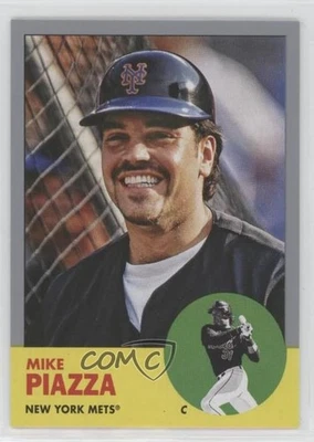 2022 Topps Archives 1963 Topps Design Silver /99 Mike Piazza #7 HOF - Image 1 of 2