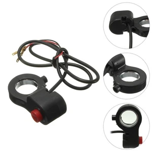Interruptor de bocina 7/8 scooter giro eléctrico manillar motocicleta control pulsador - Imagen 1 de 12