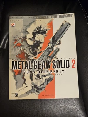 Metal Gear Solid 2: Sons of Liberty Guía Oficial de Estrategia -PS2- CON Póster Foto 1 de 4