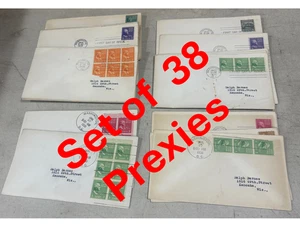TurtlesTradingPost- Prexies #803-851 FDC 1938-9 38 Covers- Missing 9- All Photos - Picture 1 of 15