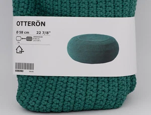 IKEA Otterön Bezug Hocker Gestell Innerskär Pouff innen + außen 58cm dunkelgrün - Bild 1 von 3