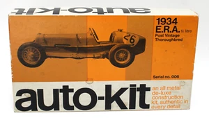 Kit Auto 1934 ERA 1 1/2 Litro Post Vintage Purosangue Metallo Bianco Kit 1:24 Inghilterra - Foto 1 di 5