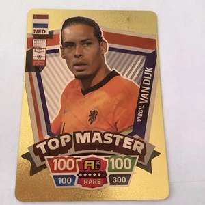 World Football Stars Gold Top Master Virgil Van Dijk Liverpool & Holland - Picture 1 of 2
