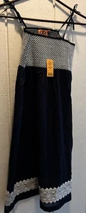 VINTAGE NEU MIT ETIKETT TORY BURCH MÄDCHEN XL SELTEN NECKHOLDER KINDER MINTA KLEID BLAU - Bild 1 von 5