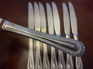 8 RSVP 18/10 Edelstahl Besteck Aldridge Wimberly Wickham Tafelmesser 9-3/8 Zoll - Bild 1 von 4