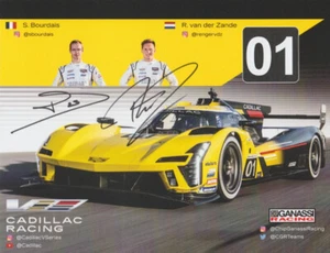 Tarjeta de héroe 2023 Chip Ganassi Racing Cadillac GTP firmada IMSA WTSC - Imagen 1 de 2
