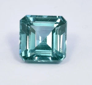 100% Natural Ceylon Bi-Color Parti Sapphire 7.65 Ct Square Shape Loose Gemstone - Picture 1 of 8