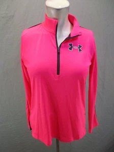 Under Armour HEAT GEAR Size XL Girls 1/2 Zip Stand Collar Athletic Pullover 295 - Picture 1 of 8