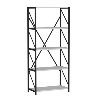 Libreria Industrial 5 Ripiani 64x30x150 Frida Vari Colori - Immagine 1 di 4