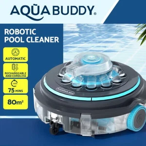 Aqua Buddy Robotic Pool Cleaner Automatic Vacuum Swimming Robot Filter Cordless - Picture 1 of 10