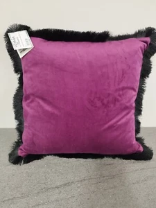 Voyage Maison Loreto Aubergine Velvet Cushion 50 x 50 cm Brand New with tags - Picture 1 of 3