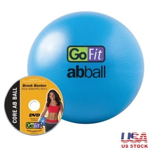 Core Ab Ball Fitness Equipment Training DVD Inflatable W/ Anti-Slip Design New - Picture 1 of 7