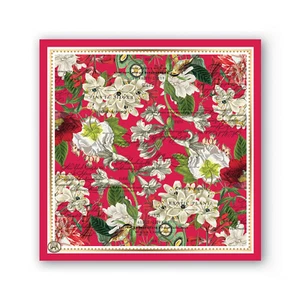 Michel Design Works 20 dreilagige Papier Cocktail Servietten weiß Weihnachten - Bild 1 von 1