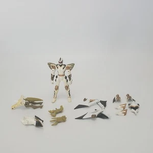 2003 Power Rangers Dino Thunder Quadro-Battlized White Ranger Action Figure - Picture 1 of 6