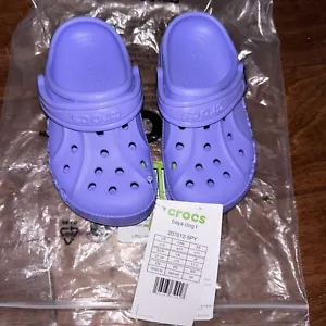 Neu mit Etikett Crocs Baya Kleinkind Mädchen Clogs-Farbe: Violett Größe C10 - Bild 1 von 6