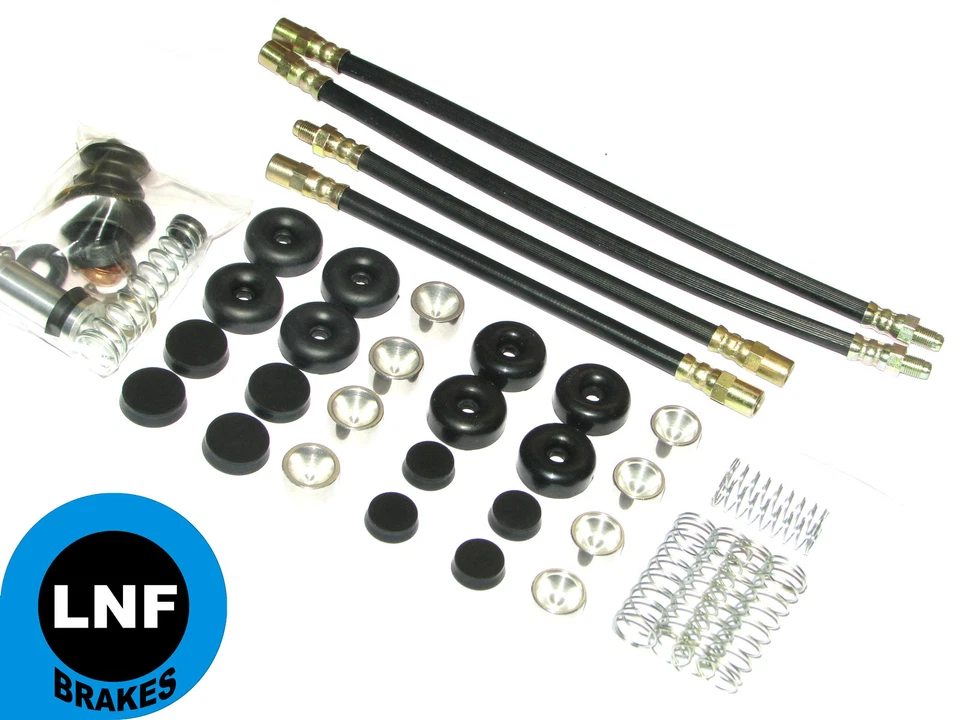 Kits de manguera de freno y cilindro maestro Mercedes 190 Ponton W121 X3 56 57 58 59 Foto 1 de 4