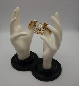 OROLOGIO VINTAGE ORIS HIDDEN, bracciale donna, carica, tono oro, funzionante - Foto 1 di 24