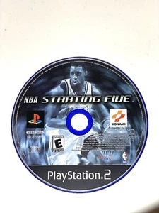 NBA Starting Five Playstation 2 PS2 Video Game Disc Only Clean Tested Free Ship! - Picture 1 of 1