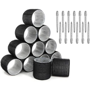 Lockenwickler Große Locken Set 12 Stücke Selbsthaftende Haftwickler In 1 Größen - Bild 1 von 14