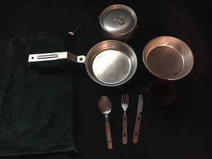 Open Country Mess Kit mit Dunkbag, Aluminium 9-teiliges Set - Bild 1 von 11