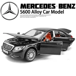 Modellino auto Mercedes Maybach S600 1:32 l pressofuso, suono e luci, collezione - Foto 1 di 5