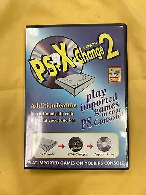 PS-X- Change Version 2 PlayStation PS1 Play Imported Games on Console W/SPRING - Image 1 of 4