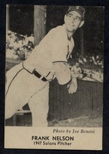 1947 Sacramento Solons FRANK NELSON EX A4116