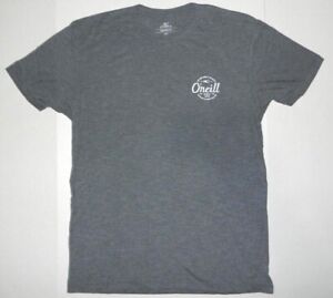 O'NEILL Patch Grey T-Shirt The First Name in The Water Since 1952 Tee New